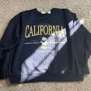 Disney Blue Crewneck Sweater California Edition